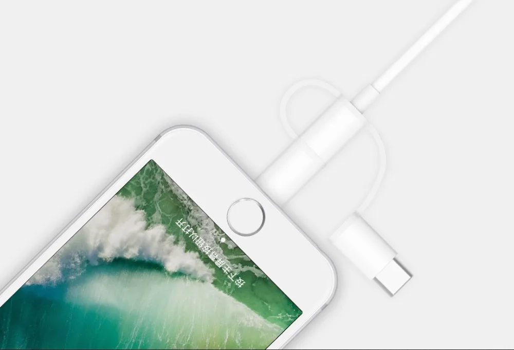 Xiaomi 3 в 1 кабель для передачи данных 100 см MFI для Lightning Micro usb type-C официальная сертификация для Android и iPhone