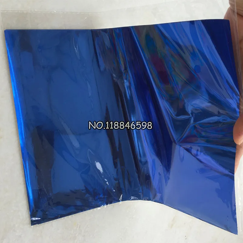 Buy 50Pcs A4 Size Blue Color Hot Foil Paper for