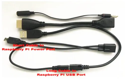 Raspberry PI 3 набор кабелей для док станции NEOGEO X|set|set |
