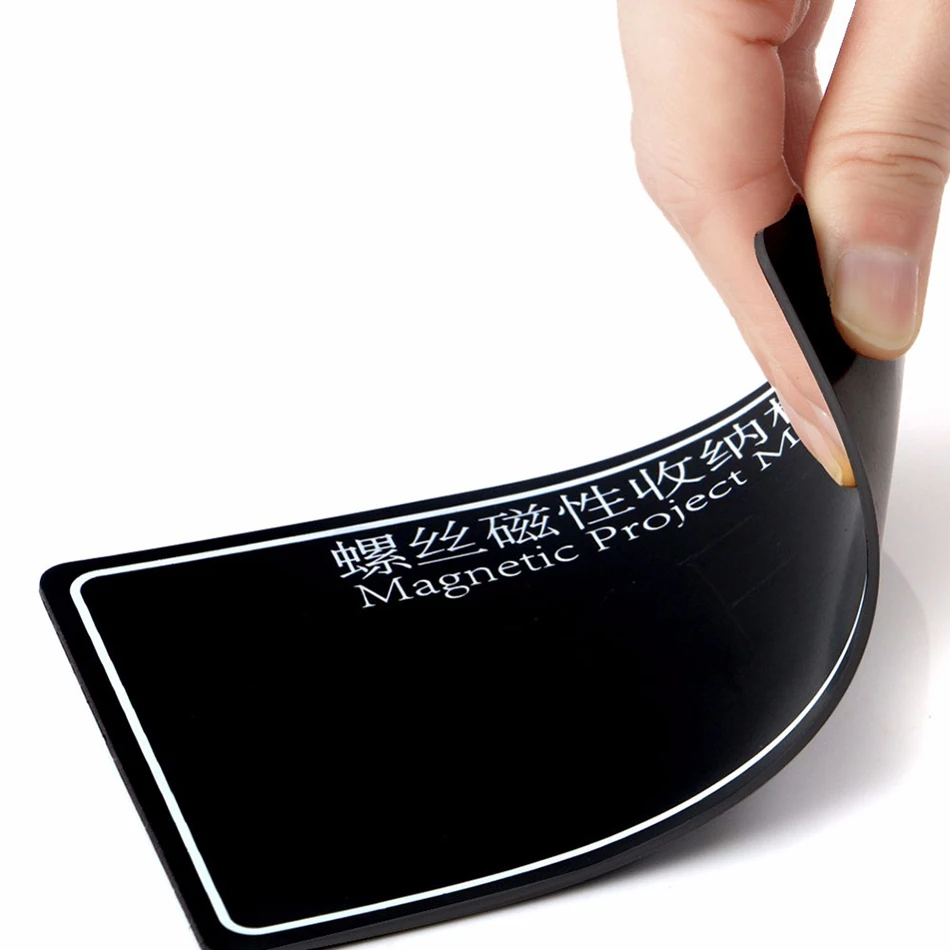 1 pc Magnetic Project Mat Screw Storage Tool Work Pad for Mobile Phone Repair Tool Black and Bule color 150x90mm 1 pc Magnetic Project Mat Screw Storage Tool Work Pad for Mobile Phone Repair Tool Black and Bule color 150x90mm