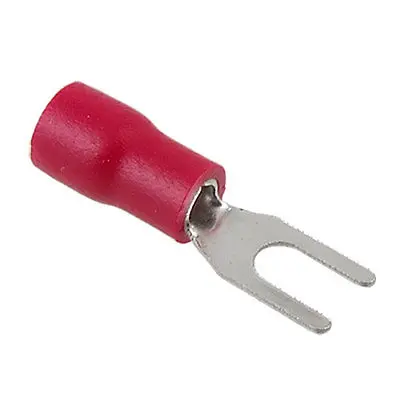 

1000 Pieces 3mm Screw Furcate Pre Insulating Fork Terminal Connector