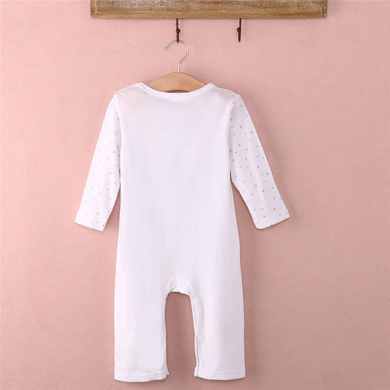 Высококачественный хлопковый цельный комплект Emmababy для новорожденных одежда