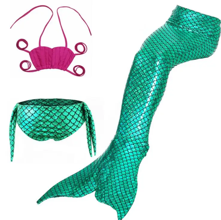 Девушки хвост русалки купальные костюмы купальный костюм косплей костюм бикини купальник Купальники Одежда для пловца - Цвет: Style 1