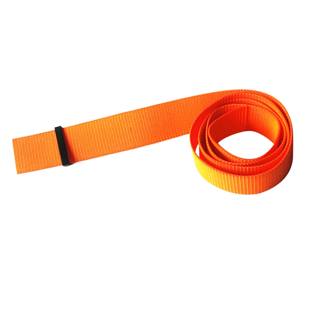 Perfeclan Durable Strong 150cm Orange Scuba Diving Weight Belt Webbing Strap Snorkeling Gear Attachment Equipment