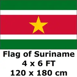 Суринам флаг 120x180 см Surinames Surinamer флаги и баннеры Национальный флаг Страна Баннер