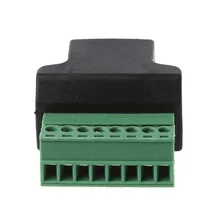 1 шт. Ethernet RJ45 Женский Винтовые клеммы 8 Pin CCTV цифровой DVR в комплект поставки входит адаптер EM88