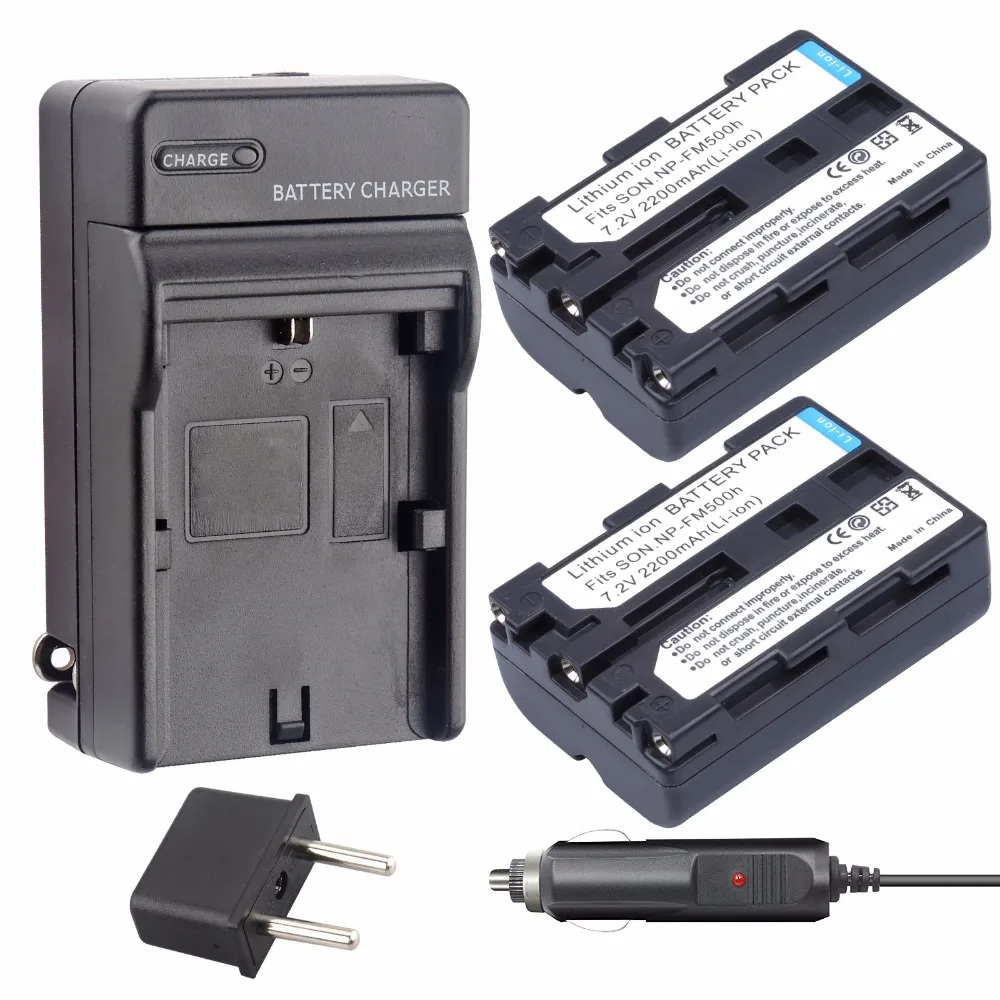 

Аккумулятор и зарядное устройство для камеры SONY A300 A350 A900 A700K A200, 2200 мАч, 2 шт.