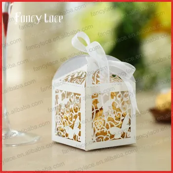 

50pcs Laser Cut Butterfly Candy Box Customized For Gift Packing Bags Chocolate Boxes Sweet Wedding Party Decoration Supplies