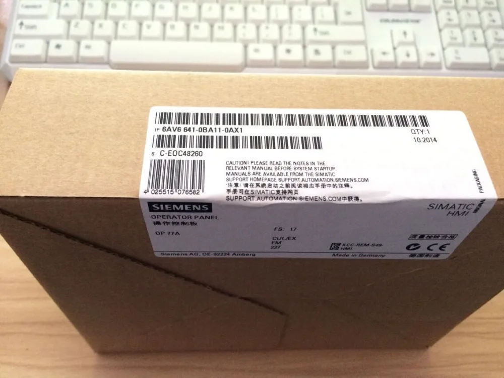 6AV6641 0BA11 0AX1 6AV66410BA110AX1 SIMATIC ПАНЕЛЬ оператора OP77A с подсветкой LC дисплей Новый в коробке|display 6|display 11display panel |