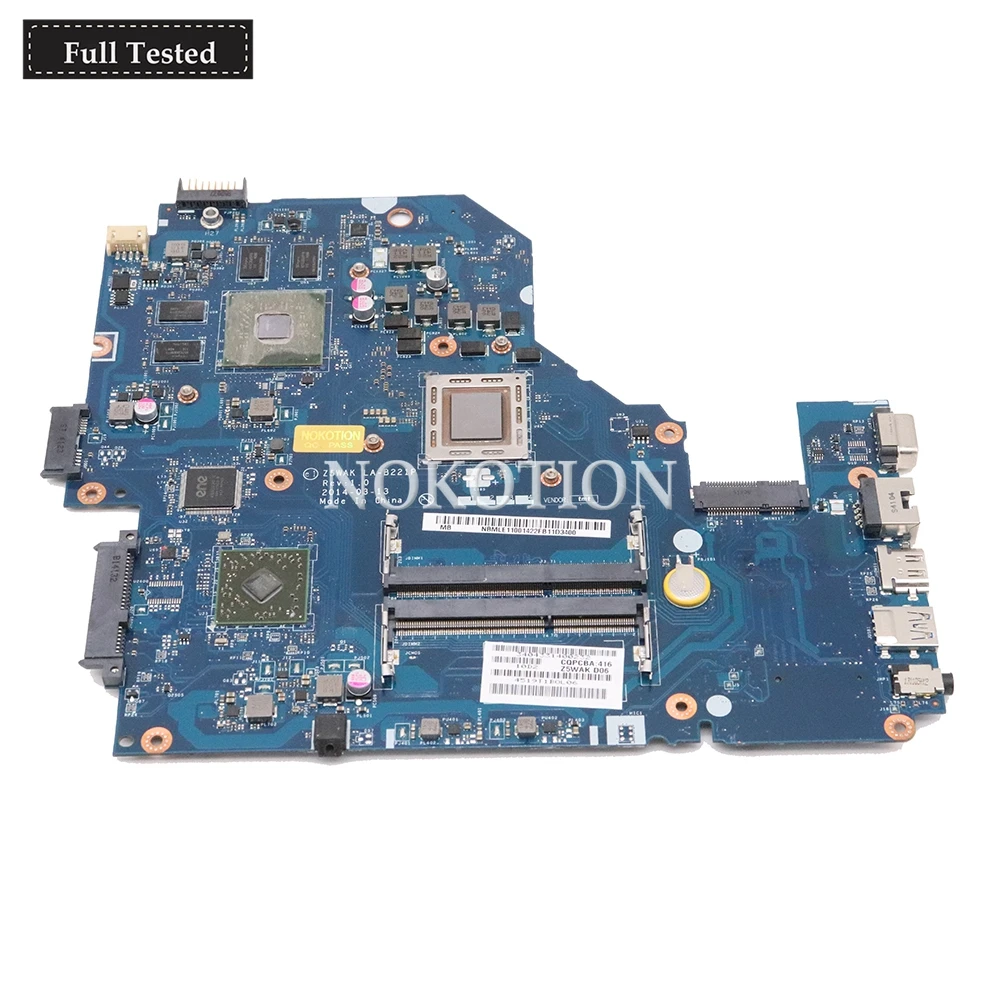 NOKOTION NBMLE11001 NB MLD11 001 LA B221P Main board For font b Acer b font Aspire