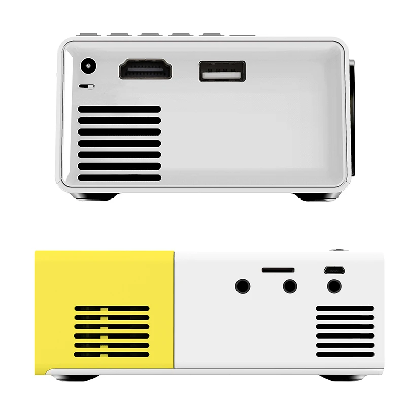 Светодиодный мини проектор для мобильных телефонов с HDMI VGA Pico YG300 светодиодный