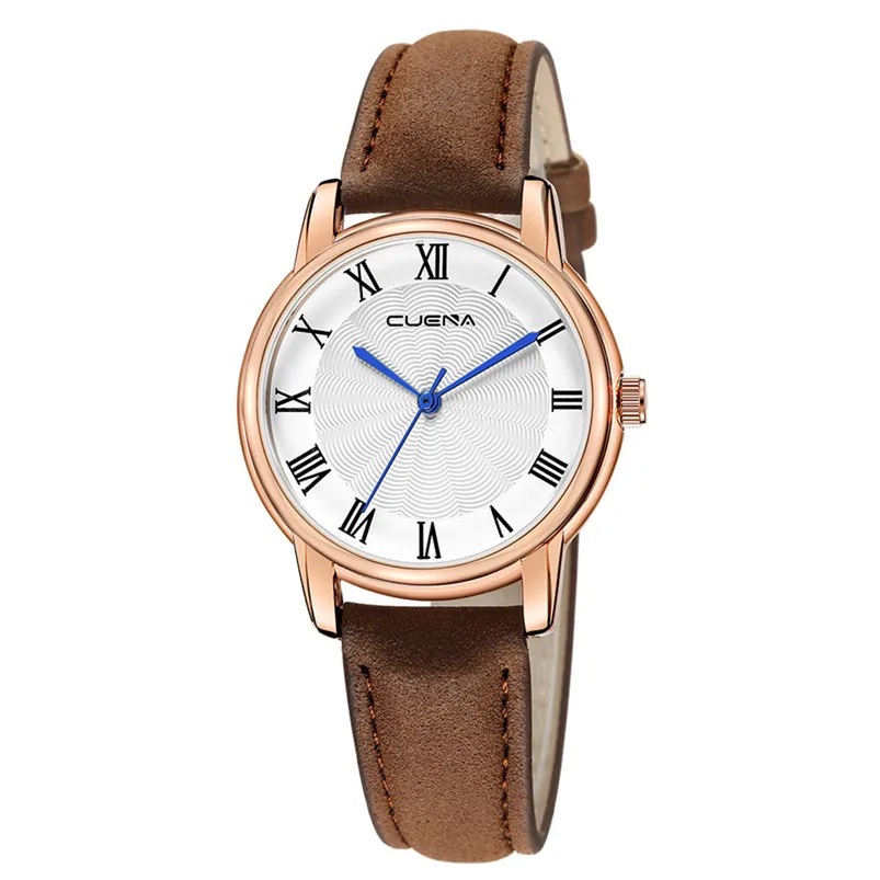 Women's Dress Watches Casual Quartz Plastic Leather Band Newv Strap Watch Analog Wrist Watch Relogio femininos montre femme F21 (10)
