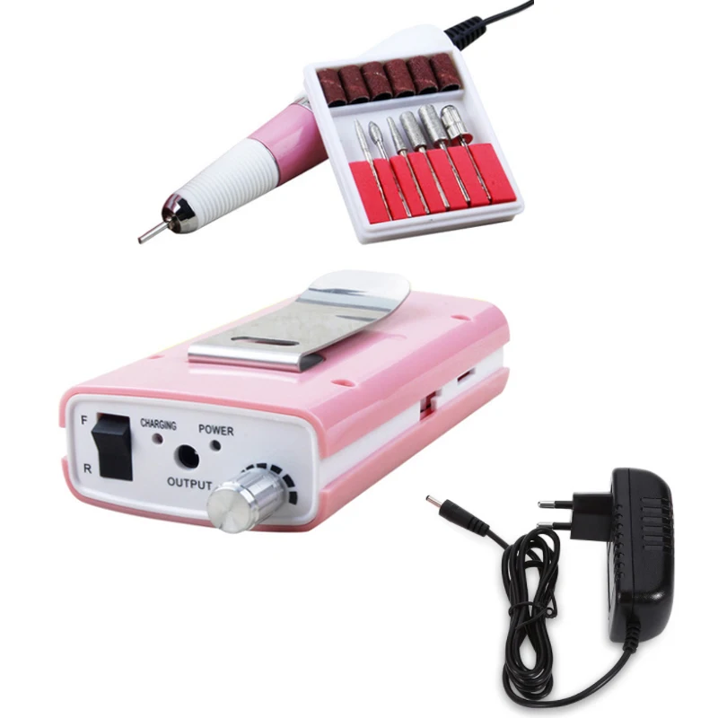 

Electric Manicure Apparatus Portable 18W 30000RPM Nail Manicure Silicone Case Anti-scald Handle Nail File Drill Kit Nail Art