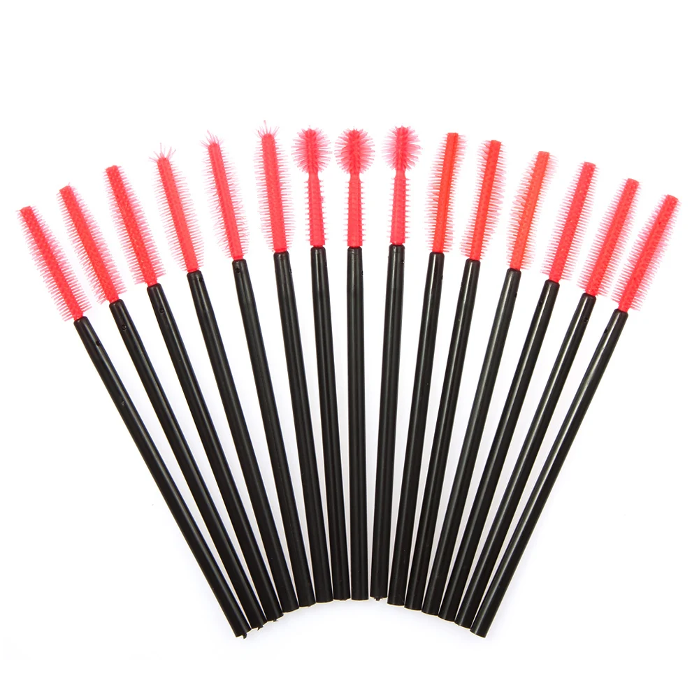 100pcs/lot make up brush silicone One Off Disposable Eyelash Brush