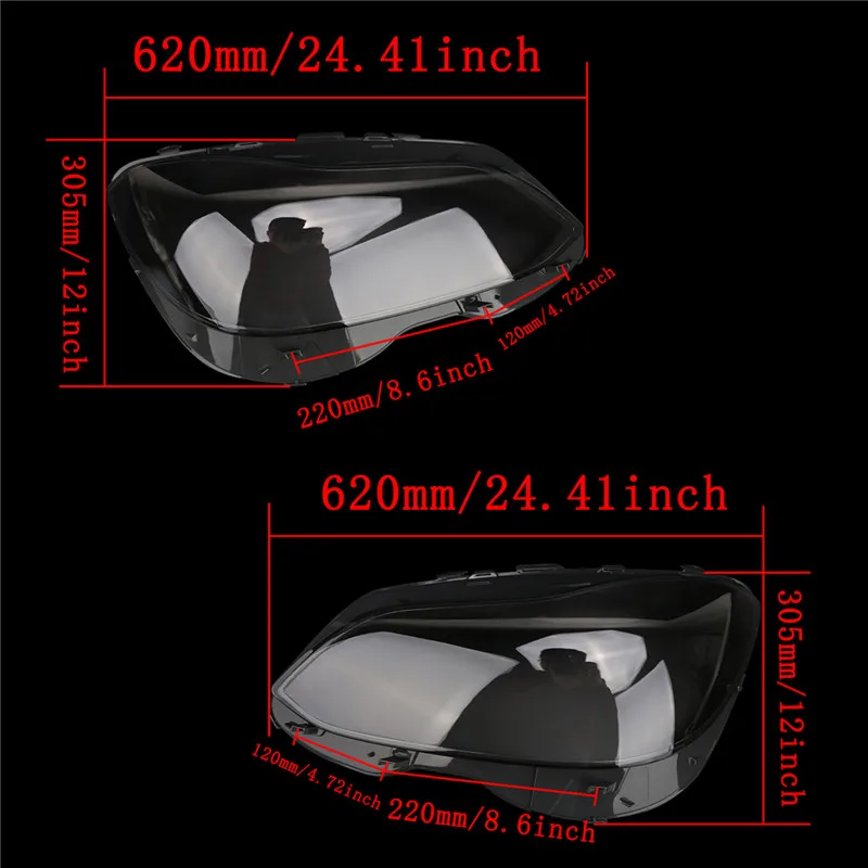 Headlamp lenses Cover W212 (3)