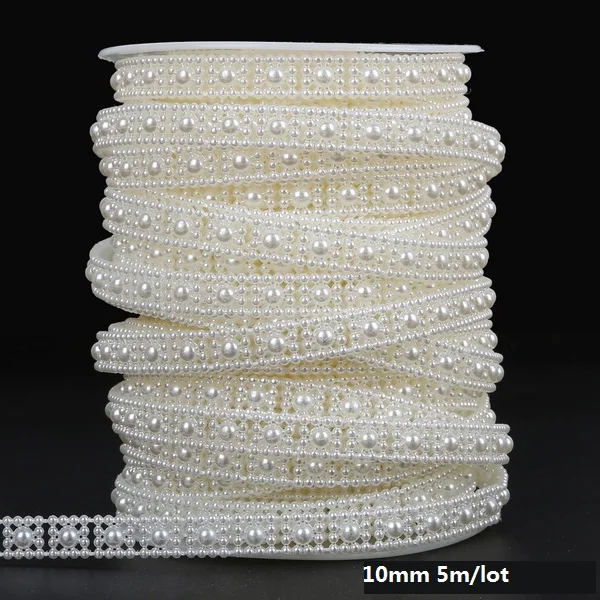 Ivory Pearl Bead Chain for DIY Decorations & Crafts