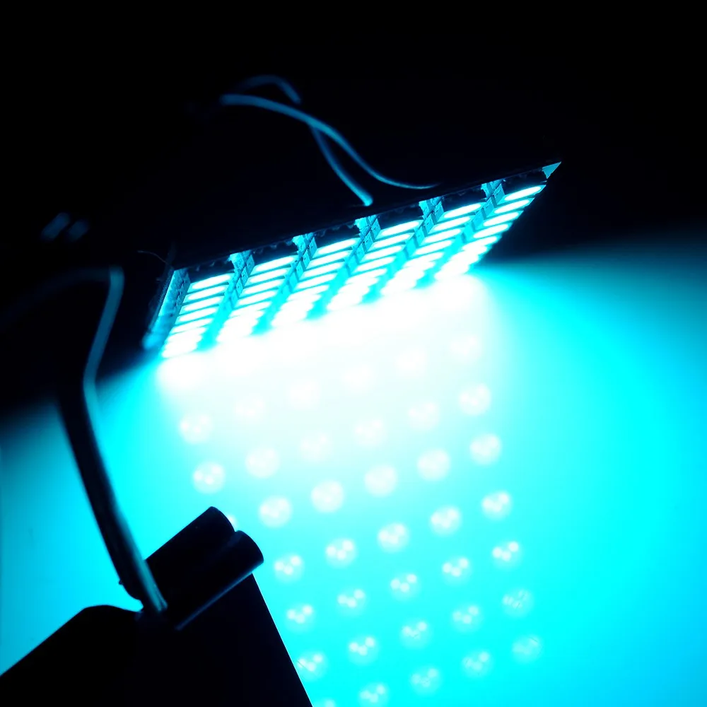 Ice Blue Car LED Light 5050 48 LEDS Car Interior Lights LED Panel Light