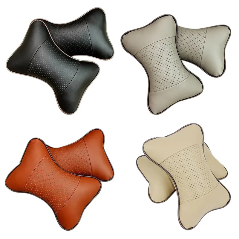 

2 PCS New Breathe Car Auto Seat Head Neck Rest Cushion Headrest Pillow FBE3