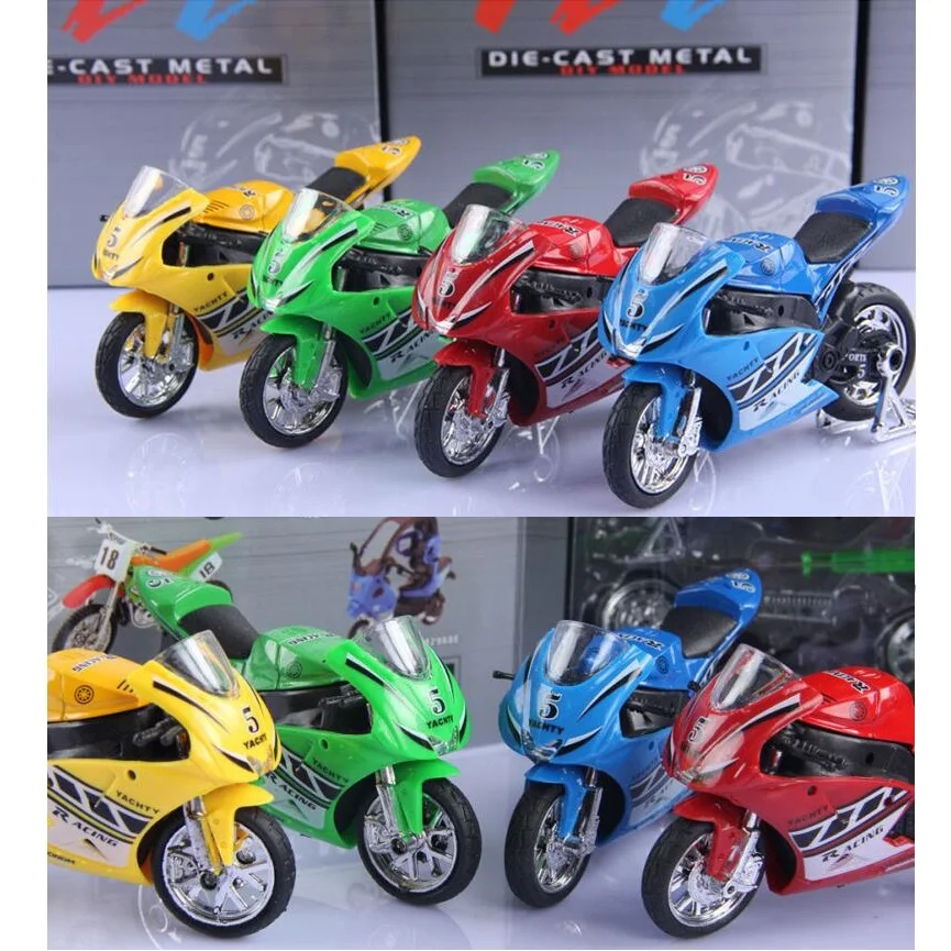 

DIY Educational Self Assembling Alloy Racing Moto Model BEST Gift for Children Toys,Mini motorcycle Model toy Cars Free shipping