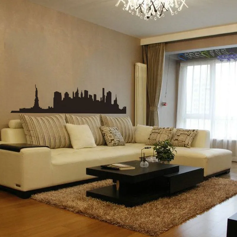 The Big Apple home Decor New York City Skyline Sticker Vacation