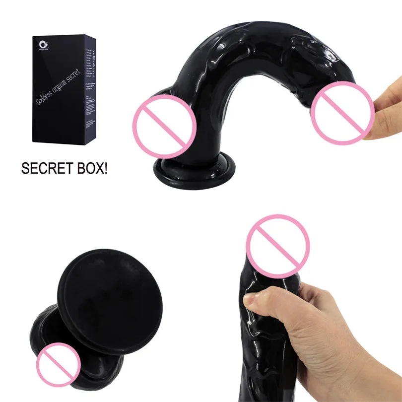 Large Dildos Crystal Female Massager TPE Dildo Suction Cup Masturbator Massager Vagina Adult Sex Toy Gode Realiste Vibrant (7)