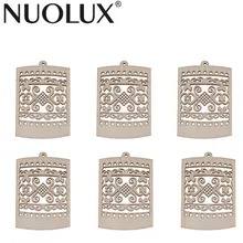 10 шт Деревянный ажурный медальон незавершенные вырезанные кусочки для художественных ремесел проекты украшения Свадебные украшения