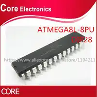 100 stks ATMEGA8L-8PU ATMEGA8L-8 DIP28 DIP ATMEGA8L ATMEGA8-8PU nieuwe originele IC