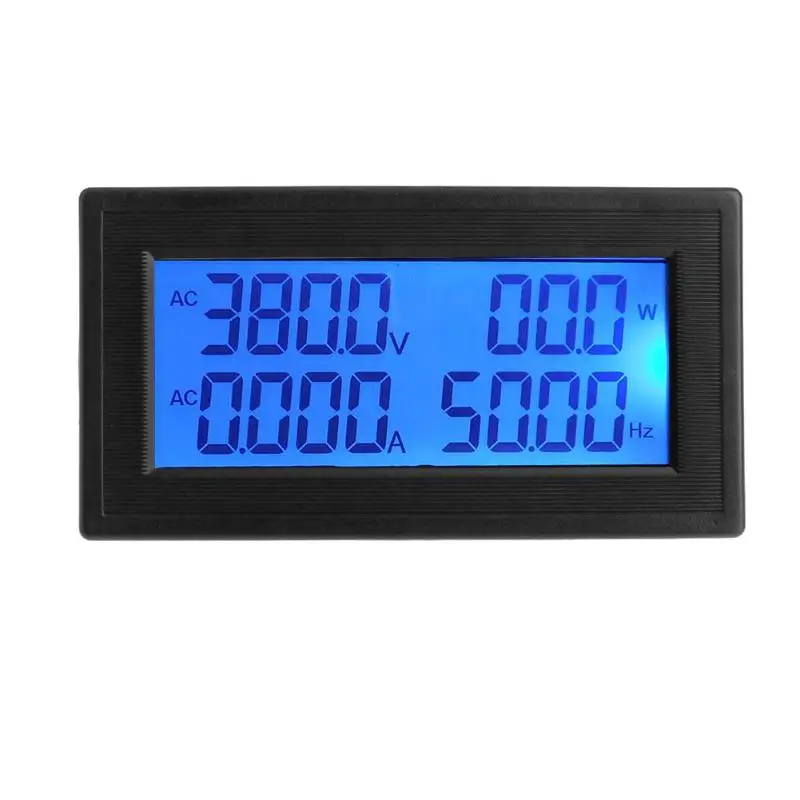 VODOOL 6 в 1 AC 60 500 в/20A вольтметр с голубой подсветкой ЖК цифровой дисплей