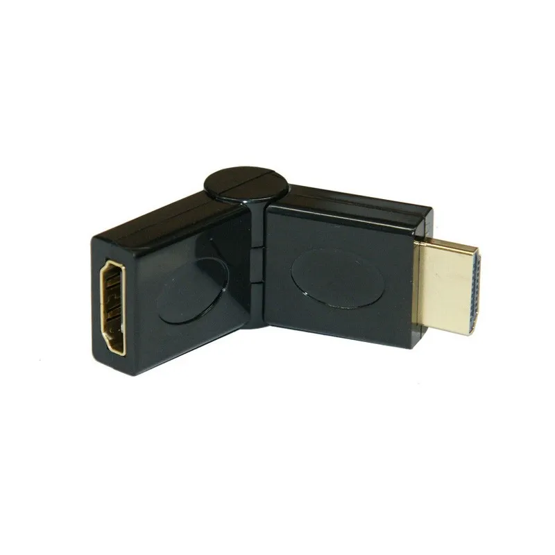 1 шт. 4 HDMI папа к Female180 градусов Поворотный 90 Складной адаптер|adapter|rotatingrotating swivel |