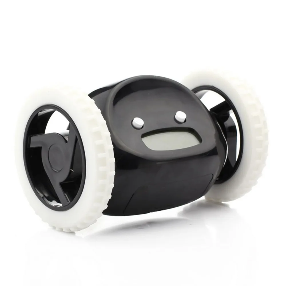Itemship Runaway Wheels Alarm Clock Latest Designed Pink White Yellow