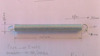 

Manufacture Custom Stainless Steel Small Extension Springs; Adjustable Extension Spring with Hoooks