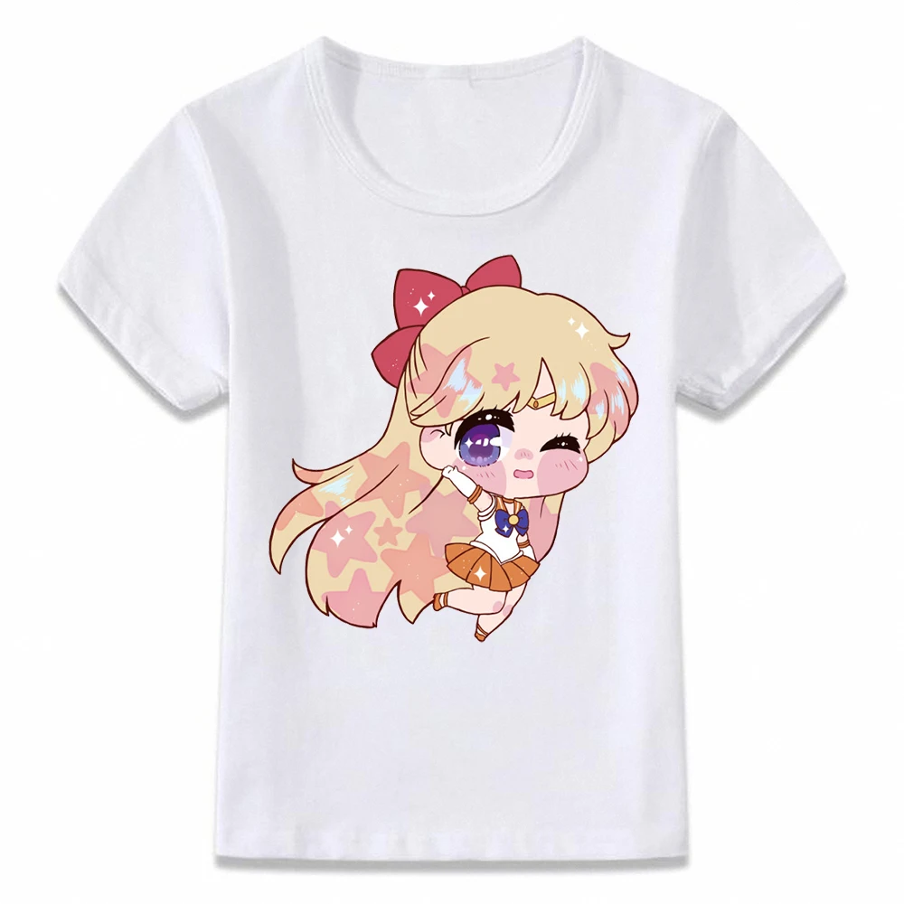 Детская футболка Chibi Сейлор Мун Марс для мальчиков и девочек малыша oal118|Тройники|