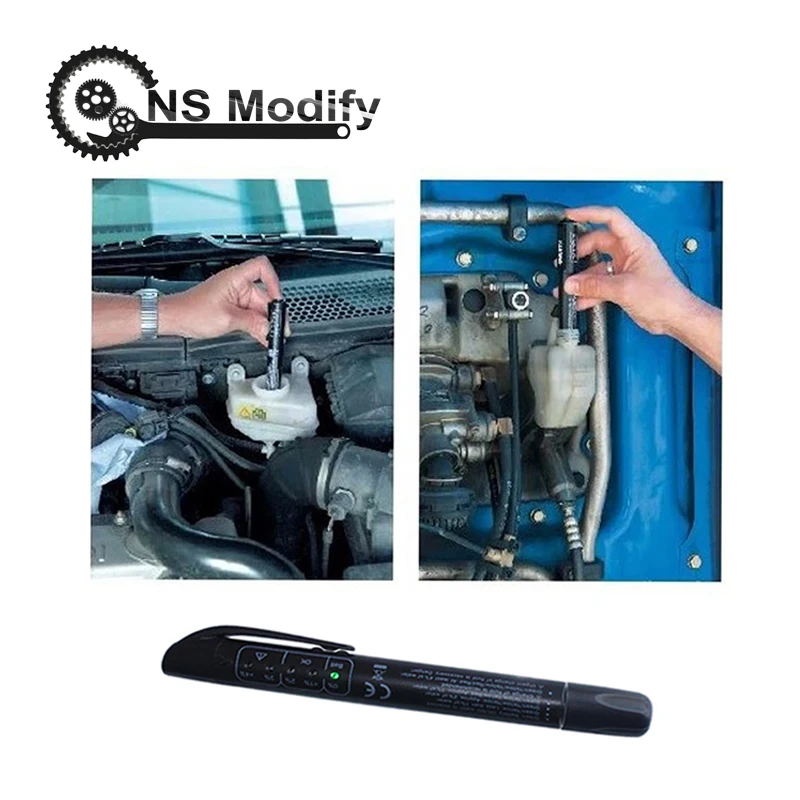 

NS Modify High Quality Brake Fluid Tester 5 LED Vehicle Auto Automotive Testing Tool DOT3 / DOT4 Car Fluid Tester Vehicle Tools