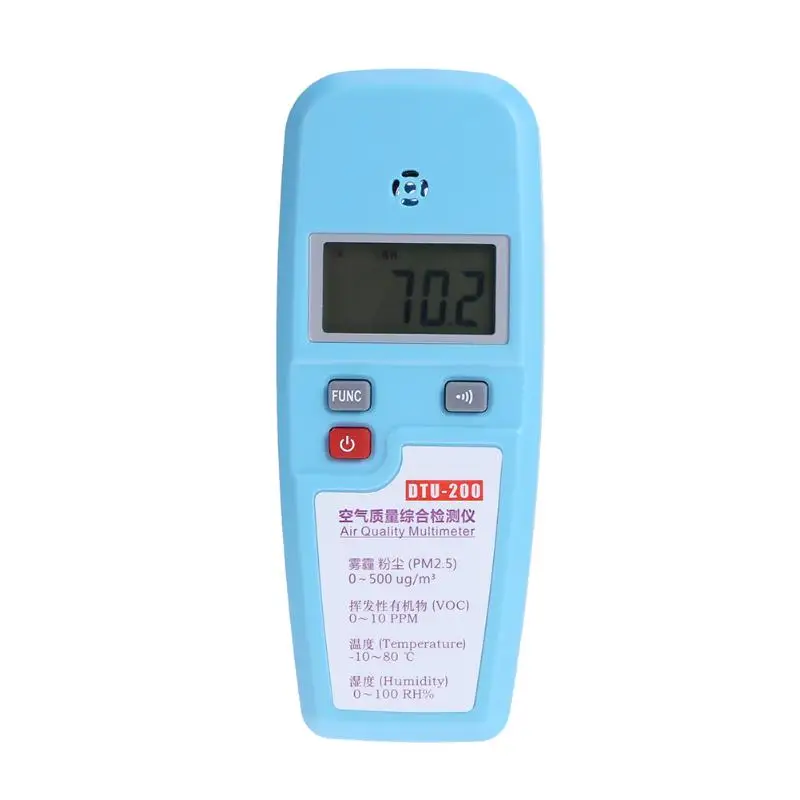 LCD Air Quality Monitoring Multimeter Dust VOC Temperature Humidity Meter Atmosphere Detector Haze PM2.5 Formaldehyde Tester LCD Air Quality Monitoring Multimeter Dust VOC Temperature Humidity Meter Atmosphere Detector Haze PM2.5 Formaldehyde Tester