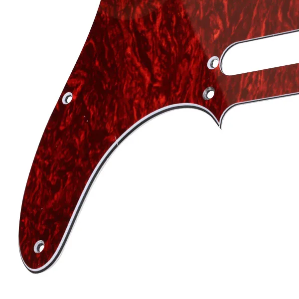 Red Tortoise Shell Pickguard 3 Ply 8 Screw Hole Celluloid and PVC Shell Pickguard For Telecaster Guitar Parts