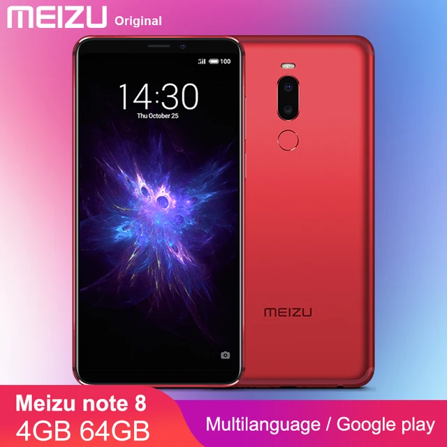 2019 официальный Meizu Note 8 4 GB Оперативная память 64 Гб Встроенная память Note8 Смартфон Snapdragon 632 5,99 "2160x1080 P 3600 mAh Батарея m8 Примечание