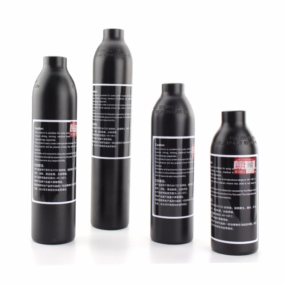 PCP Paintball Airforce Airsoft HPA Cylinder M18x1.5 0.22L/0.3L/0.35L/0.45L Air Bottle 6061 Aluminum Alloy Tank 300bar/4500psi