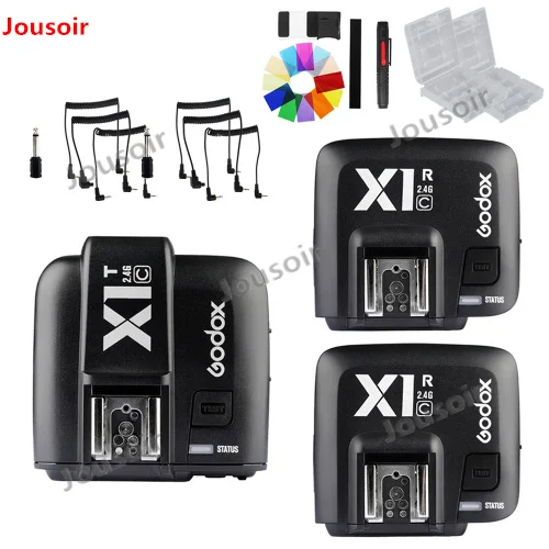 Godox-X1C-TTL-2-4-G-Wireless-Transmitter-2-x-Receiver-Kit-For-Canon-6D-60D (1)