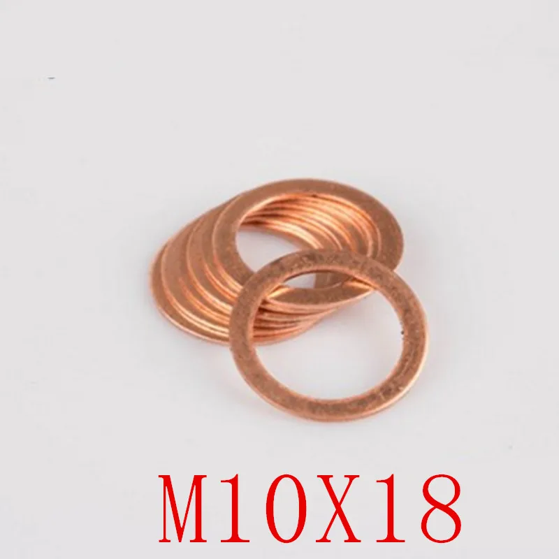 50PCS m10 Copper washer 10mm copper Sealing Washer For Boat Crush