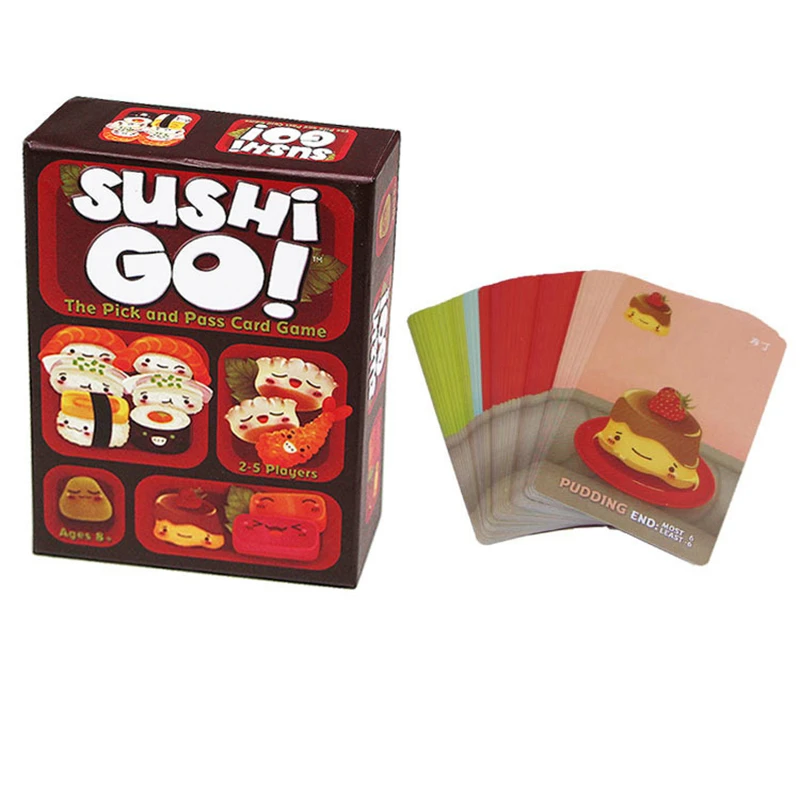 Суши Go! Забавные Настольная игра в Палочки и передать карты 2-5 игроков Семья игра для детей с родителями