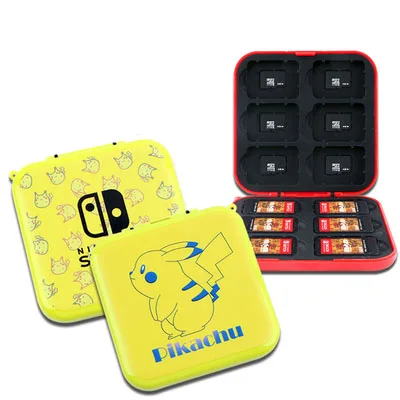 Для nintendo Switch NS аксессуары консоль игровая карта складной чехол портативный держатель для карт ударопрочный жесткий корпус NS Switch хранение - Цвет: Yellow