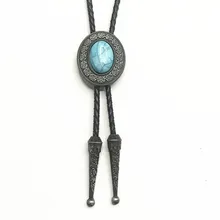 В галстук Пуаро Бирюзовый Ретро металлический декоративный узор качественная фурнитура аксессуары для мужчин