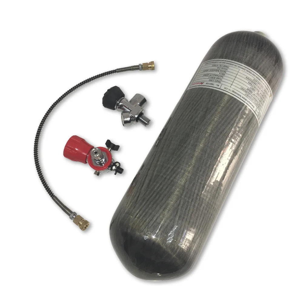 Acecare AC168301 6.8L CE 300Bar 4500PSI газовые баллоны для дайвинга airgun сжатого воздуха gunsWith клапан и АЗС