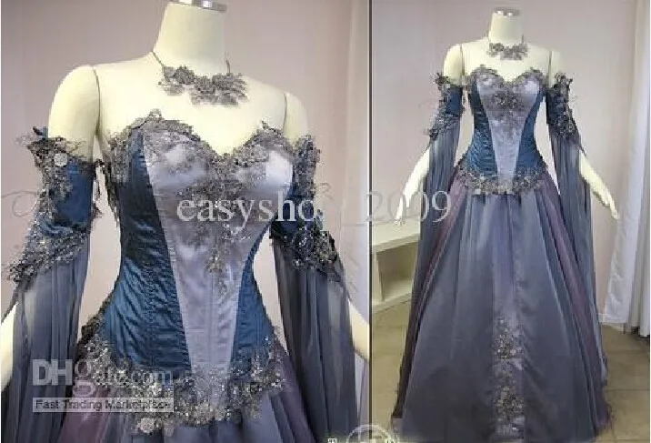 new Muslim dress Medieval Wedding Dress 