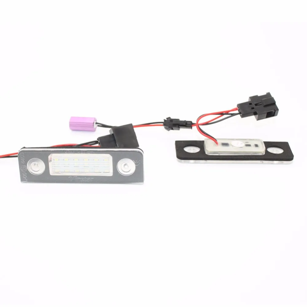 LED Number License Plate Light Lamp Car Bulbs for Skoda Octavia II Pre
