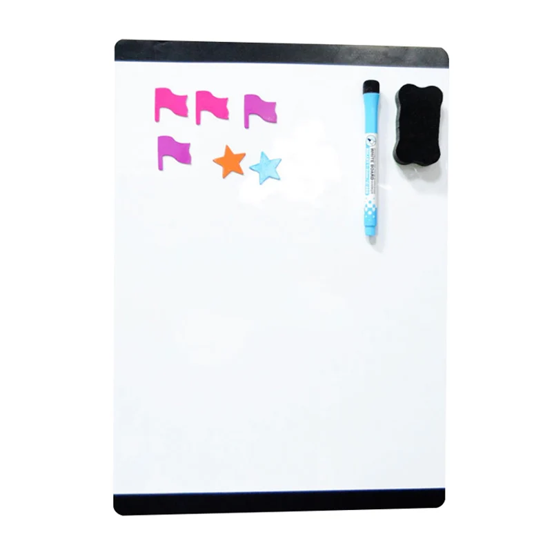 Магнитная доска А4 21x30 см из ПВХ подарочный для рисования сообщение холодильник TN99 - Цвет: Wide edge