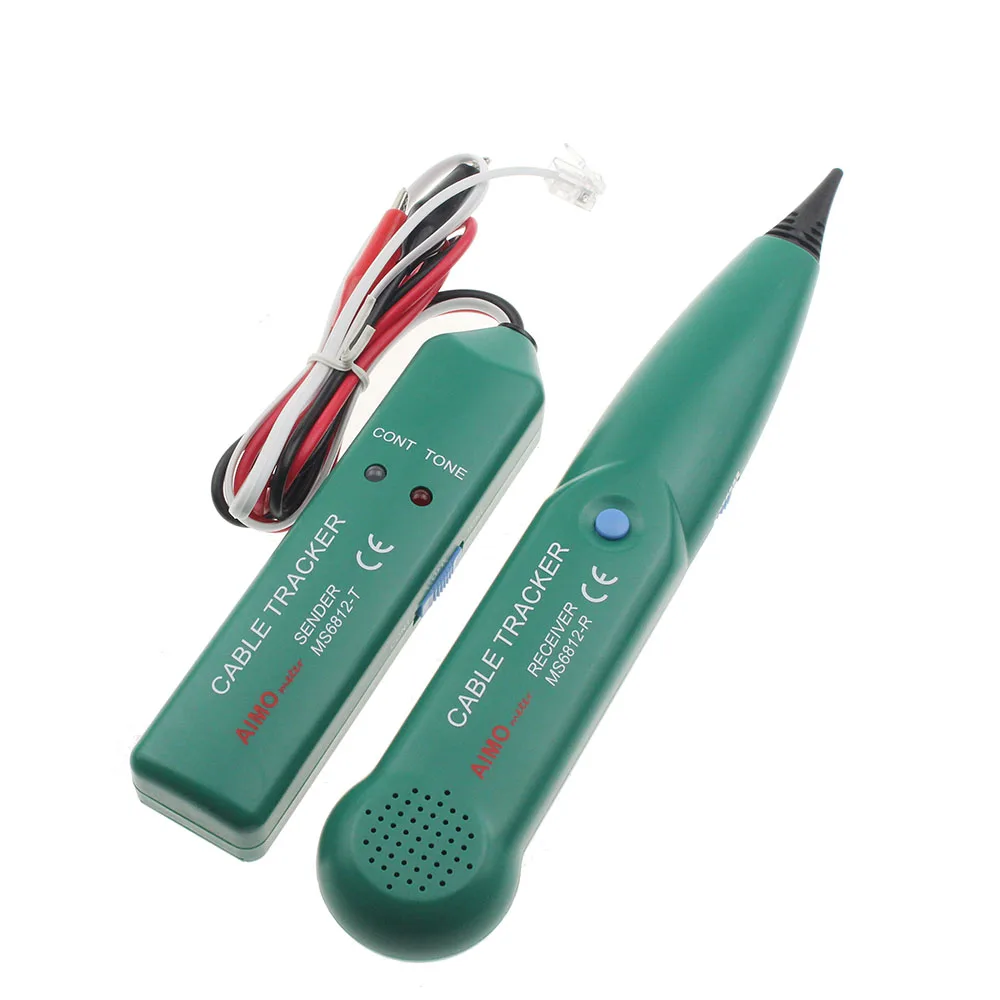 Профессиональный тестер сетевого кабеля MS6812 LAN для UTP STP Cat5 Cat5E Cat6 Cat6E RJ45 RJ11 трекер