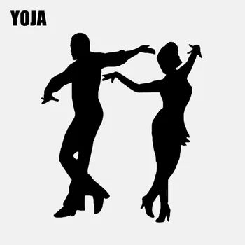 

YOJA 56CM*65.7CM Fashion Dancing Gymnastics Sitting Room The Bedroom Kitchen And Gym Wall Sticker PVC W2-412