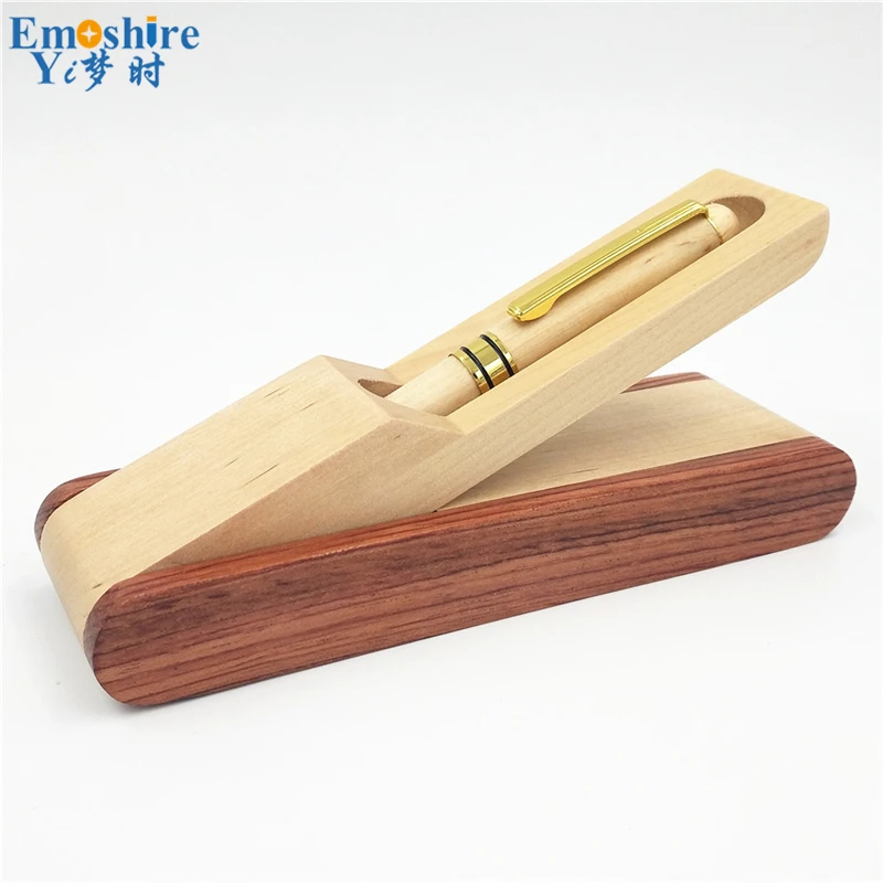 Emoshire Maple Wooden Pen Set Pen Pen Signature Pen Ballpoint Pen Bulk Customize LGO (4)