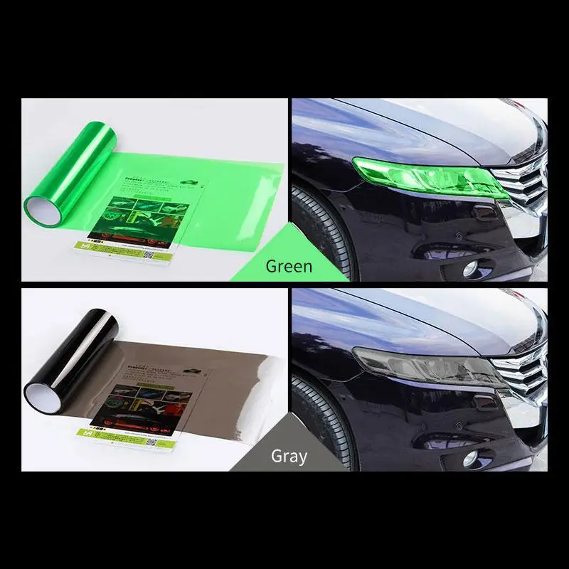 Car Tail Light Sticker Color Change Film Light Headlights Chameleon